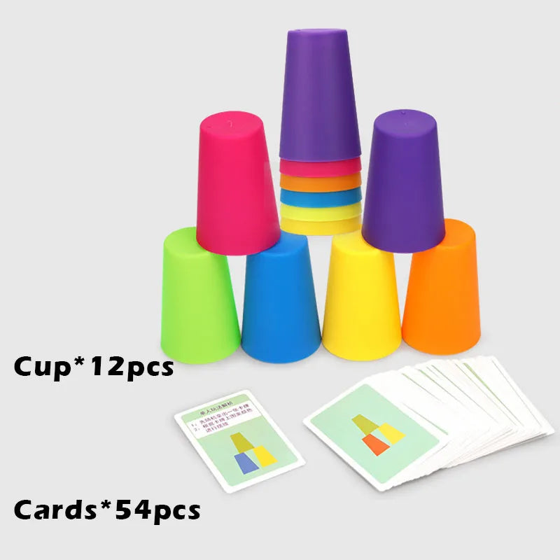Kids Montessori Toys Stack Cup