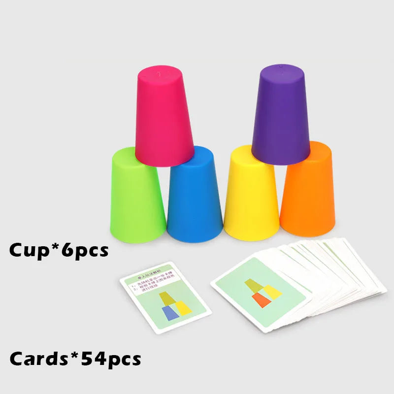 Kids Montessori Toys Stack Cup