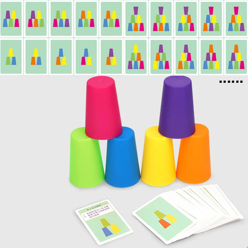 Kids Montessori Toys Stack Cup
